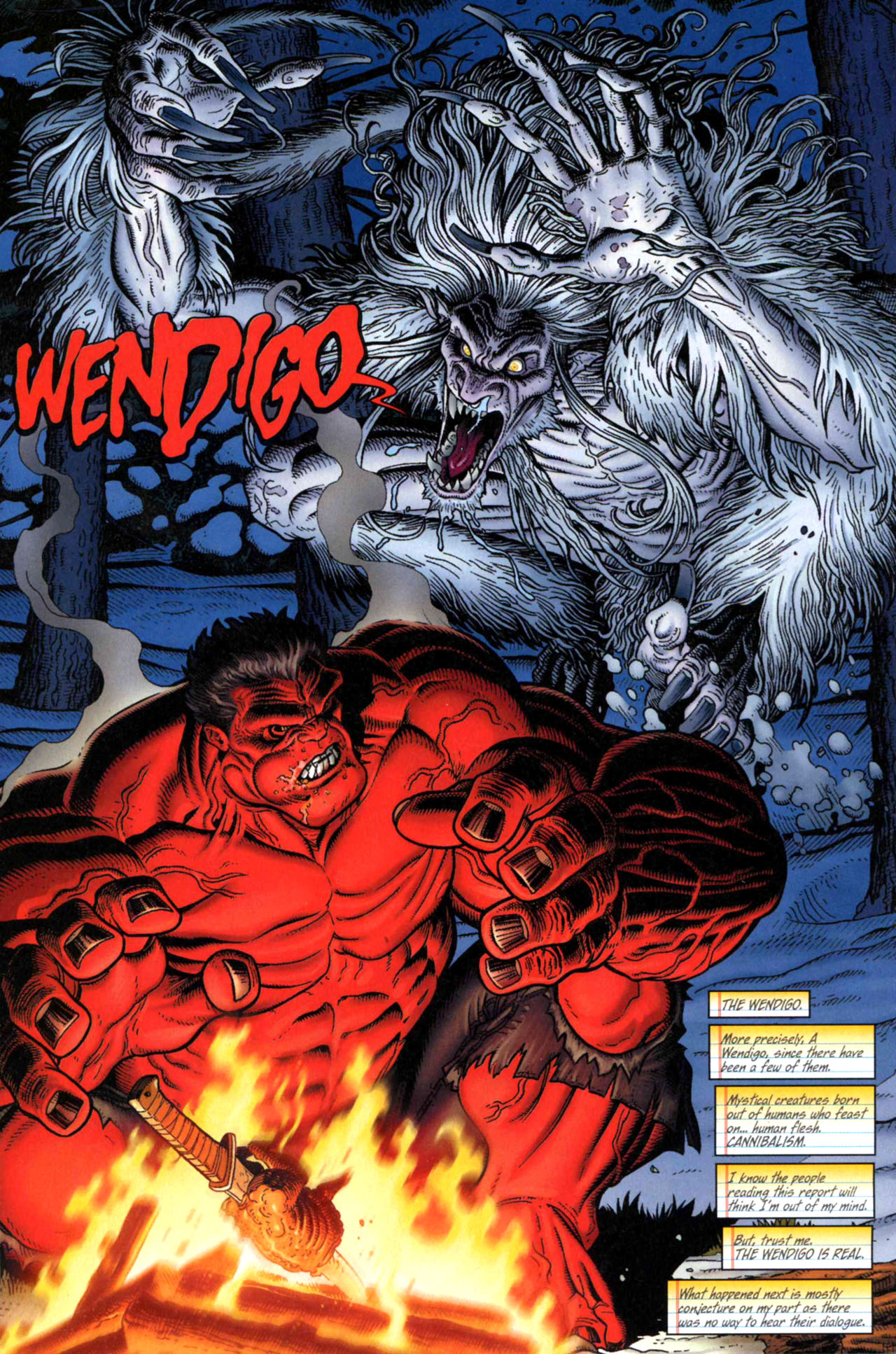 Wendigo marvel on sale