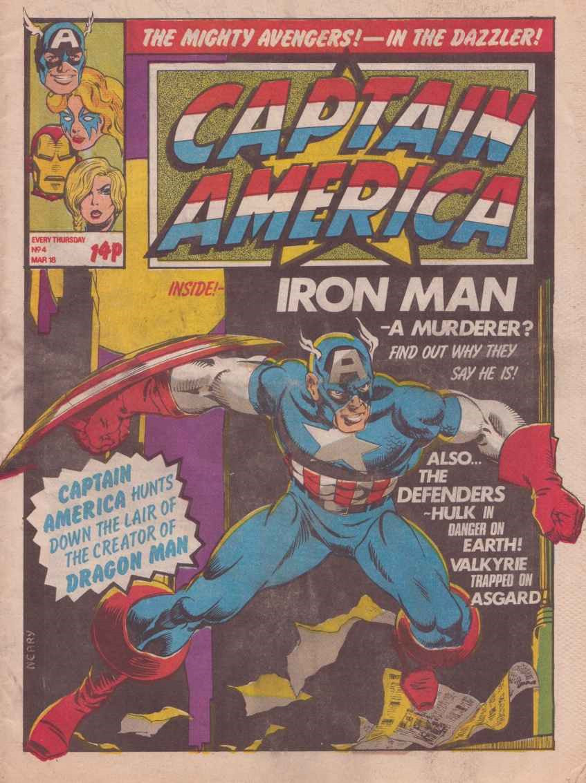 Captain America (UK) Vol 1 4 Marvel Database Fandom