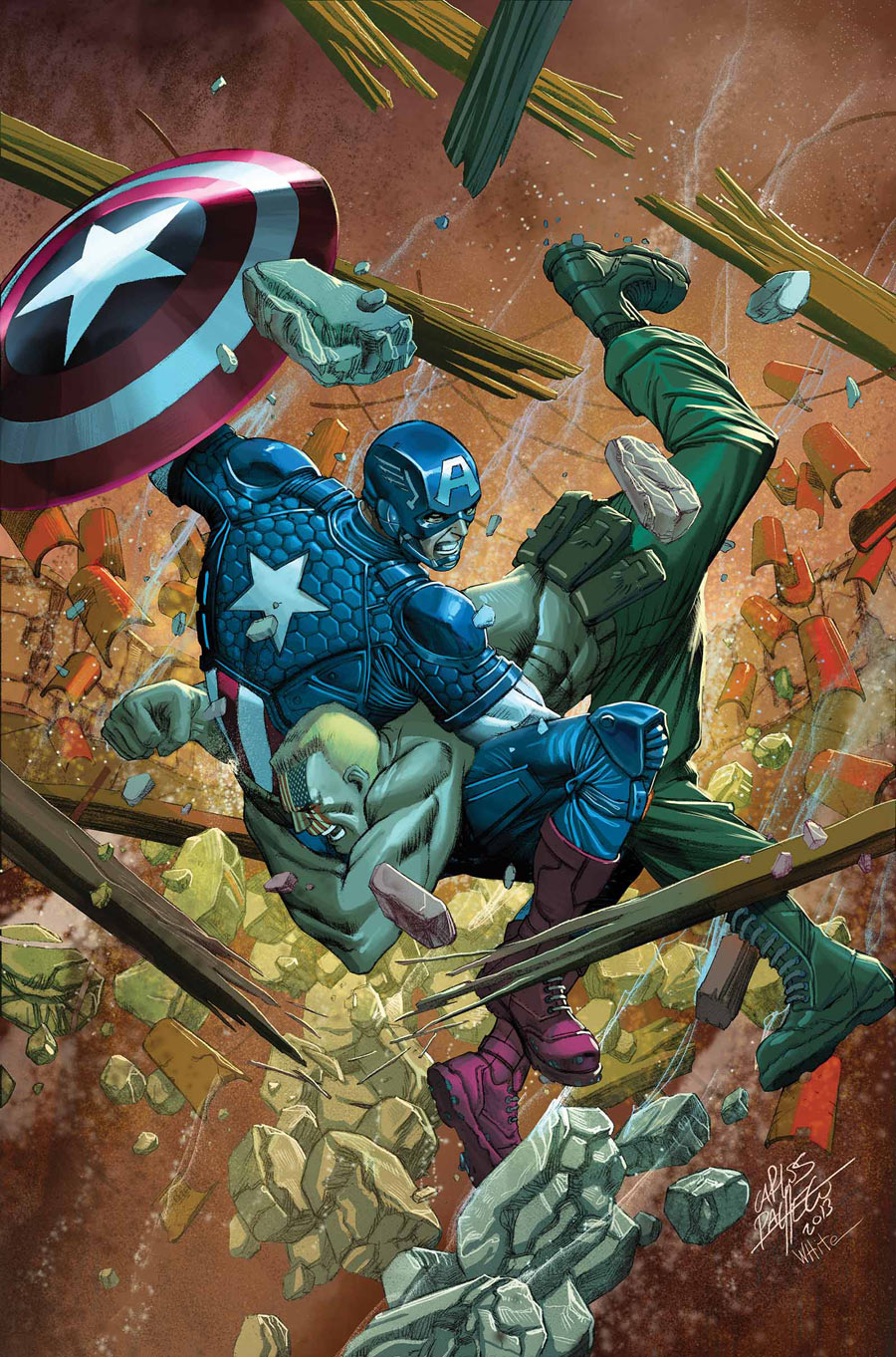 Captain america top retro 13