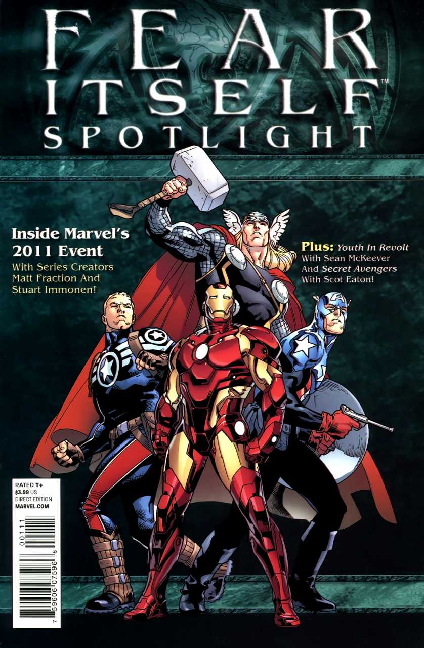 Marvel 2011. Fear itself Youth in Revolt Comic.