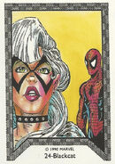 Felicia Hardy (Earth-616) and Peter Parker (Earth-616) from Spider-Man Team-Up (Trading Cards) 001