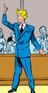 Pretending to be a lawyer in a fake trial to trick the Resistants From Captain America #346