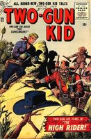 Two-Gun Kid #32 "The Gunslinger!" Release date: April 13, 1956 Cover date: August, 1956