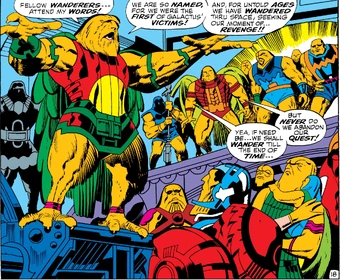 Wanderers Survivors Of Galactus Earth 616 Marvel Database Fandom