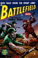 Battlefield Vol 1 8.jpg (850 KB) Battlefield #8 "Il Duce the Leader" Release date: November 25, 1952 Cover date: February, 1953