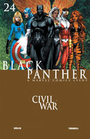 Black Panther (Vol. 4) #24 "War Crimes, Part Two" Release date: January 31, 2007 Cover date: March, 2007