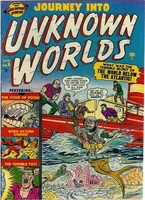 Journey Into Unknown Worlds #6 "The Day that Saturn Struck" Release date: April 22, 1951 Cover date: August, 1951