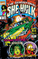 Sensational She-Hulk #16 "The Lowbrow Hunters" Release date: April 3, 1990 Cover date: June, 1990