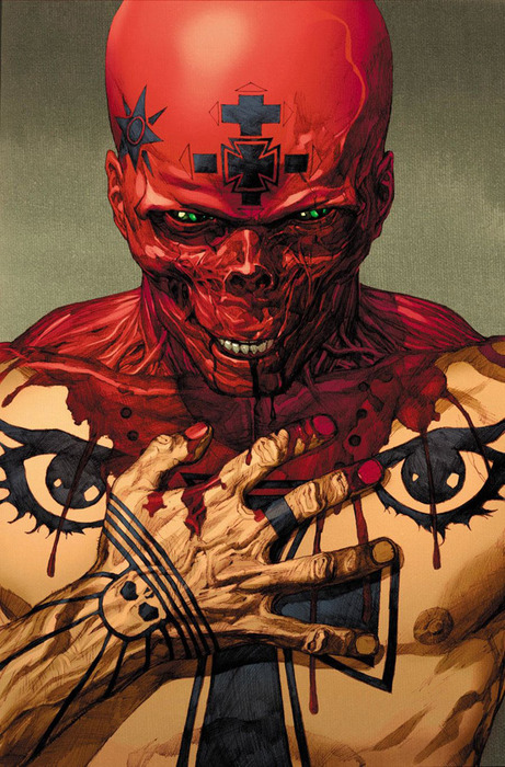 Ficha de Cráneo Rojo Ultimate_Comics_Avengers_Vol_1_1_Textless_Red_Skull_Variant