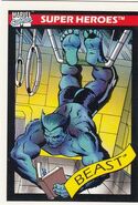 Henry McCoy (Earth-616) from Marvel Universe Cards Series I 0001