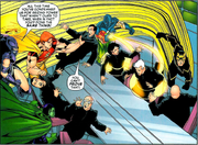 Squadron Supreme (Earth-712) and Global Directorate (Earth-712) from Exiles Vol 1 78 0001