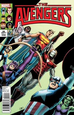 Avengers Vol 5 19 50 Years of Avengers Variant 3