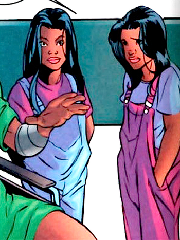 Claudette and Nicole St. Croix (Earth-616) from Generation X Vol 1 40