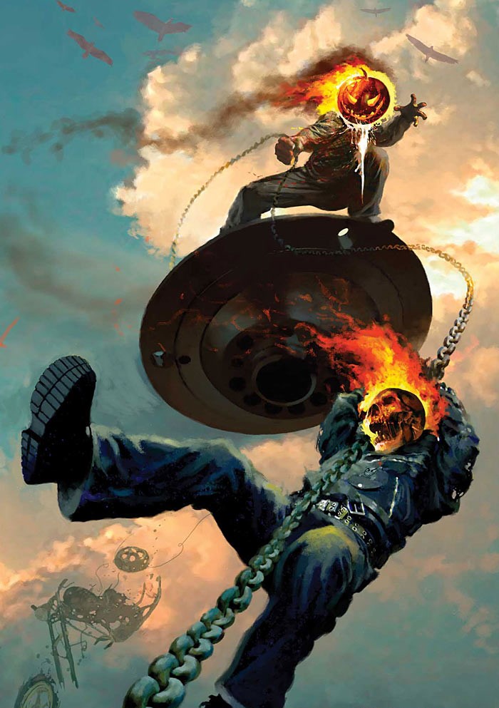 ghost rider vs headless horseman