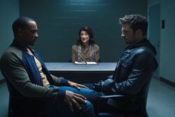 James Buchanan Barnes (Terra-199999) and Samuel Wilson (Terra-199999) from FATWS Stagione 1 2 002