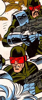 Laurel (Earth-616), Hardy (Earth-616) from Silver Sable and the Wild Pack Vol 1 24 001