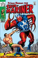 Sub-Mariner (Vol. 2) #12 "A World Against Me!" Release date: January 2, 1969 Cover date: April, 1969