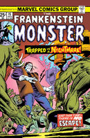 Frankenstein #15 "Tactics of Death!" Release date: December 3, 1974 Cover date: March, 1975