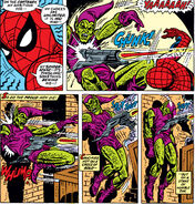 Green Goblin's "death" From Amazing Spider-Man #122