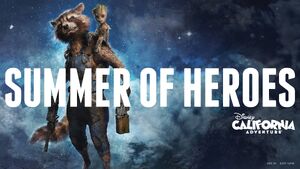 Summer of Heroes was the name given to the summer of 2017, where heroic encounters with Avengers and themed shows took place, preceding and promoting the launch of Avengers Campus. [7]