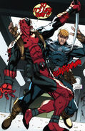 With Commander Rogers From Deadpool (Vol. 3) #29