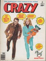 Crazy Magazine #18 "The 29¢ Bionic Baby" Release date: April 13, 1976 Cover date: July, 1976