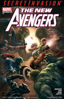 New Avengers #43 "Secret Invasion (Part 4)" Release date: July 23, 2008 Cover date: September, 2008