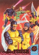 Scott Summers (Earth-616) and Jean Grey (Earth-616) from 1994 Ultra X-Men (Trading Cards) 001