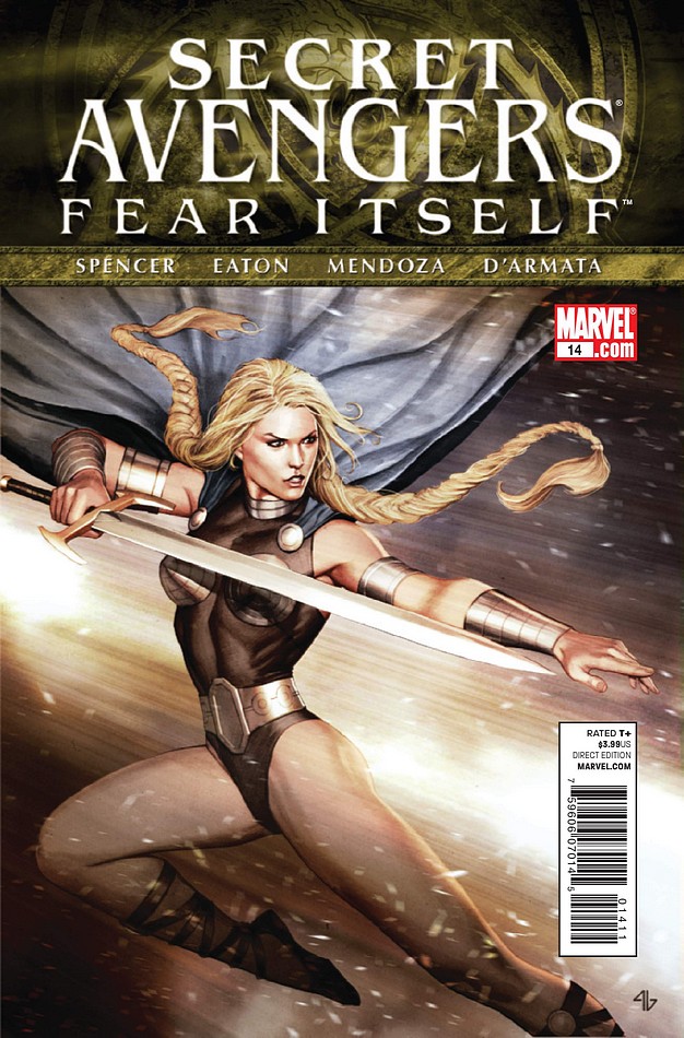 FOR SALE - Secret Avengers #14 page 5, featuring VALKYRIE, by SCOT EATON, in Erik S's <b><font color = #000000>FOR SALE</font></b> Comic Art Gallery Room