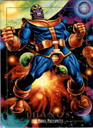Thanos (Earth-616) from Marvel Masterpieces Trading Cards 1992 0001