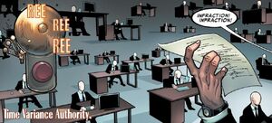 Time Variance Authority (Null-Time Zone) from Avenging Spider-Man Vol 1 17 001