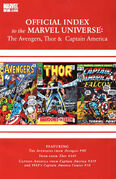 Avengers, Thor & Captain America Official Index to the Marvel Universe Vol 1 3