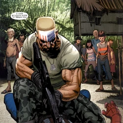 Frank Simpson (Earth-1610) and Steven Rogers (Earth-1610) from Ultimate Captain America Vol 1 2 0001.jpg