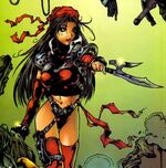 Elektra formed the Sai on the Crimson Sun (Earth-97315)