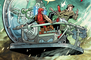 H.G. Wells' Time Machine (Ideaverse) from Deadpool Killustrated Vol 1 4 001