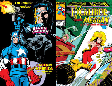 Marvel Comics Presents No.35 1989 Excalibur Black Panther Coldblood Her