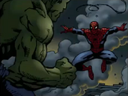 Peter Parker (Earth-TRN131) and Norman Osborn (Earth-TRN131) from Spider-Man Battle For New York 001