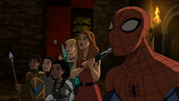 Spider-Man and Jessie in Ultimate Spider-Man Season 3 14