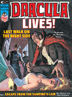 Dracula Lives #8 "Last Walk On the Night Side" Release date: July 2, 1974 Cover date: September, 1974