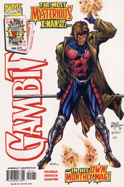 Gambit #7 (3Rd Series) Marvel Comics 1999 He Who Chases Monsters Risks Death