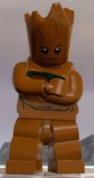 super héros lego marvel groot