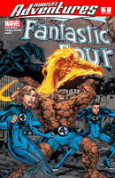 Marvel Adventures Fantastic Four #1 "The Apple Doesn't Fall Far" Release date: June 15, 2005 Cover date: August, 2005