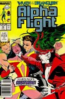 Alpha Flight #70 "Wrath of the Dreamqueen (Part 4): ...Is But a Dream Within a Dream." Release date: January 10, 1989 Cover date: May, 1989