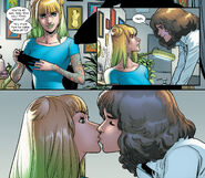 Kissing her tattoo artist From Marauders #12