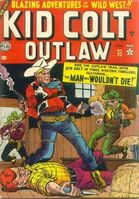 Kid Colt Outlaw #23 "The Silent Witness!" Release date: July 21, 1952 Cover date: November, 1952