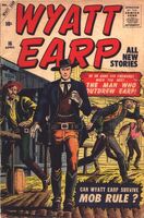 Wyatt Earp #16 "The Man Who Out-Drew Earp" Release date: November 25, 1957 Cover date: April, 1958