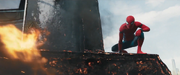 自分の試みが失敗したことを知るスパイダーマン