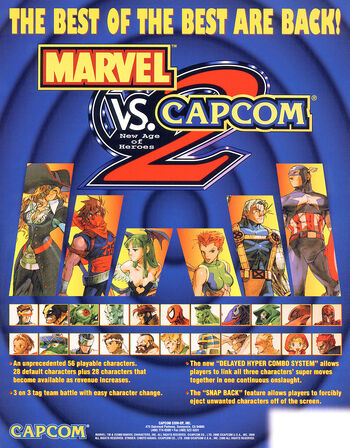 Marvel vs. Capcom 2 New Age of Heroes US Flyer