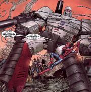 Peter Parker (Earth-7642) from New Avengers Transformers Vol 1 4 001