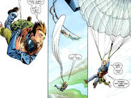 With Alex in parachute From X-Men Origins: Cyclops #1